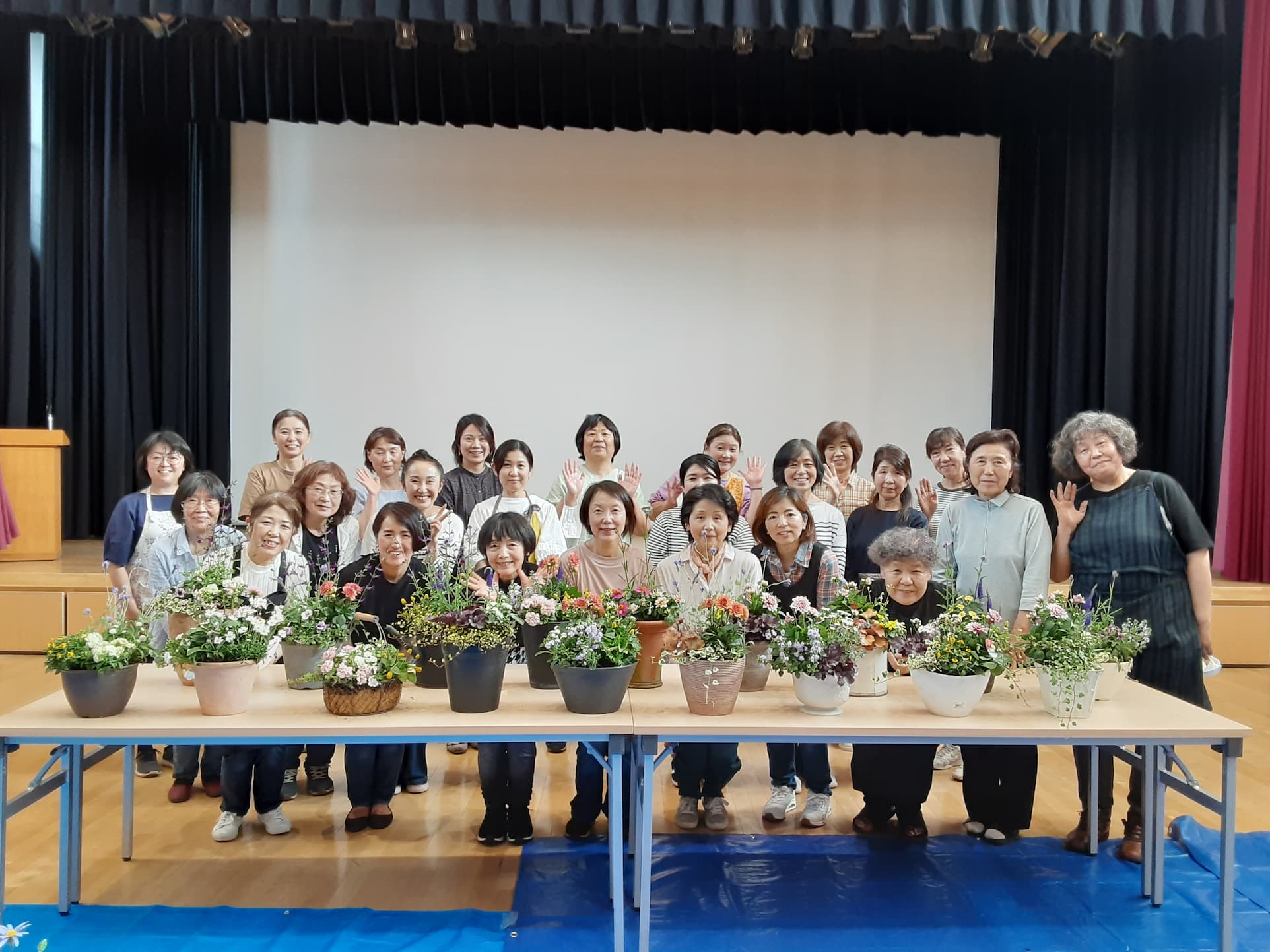 【長野原町花いっぱいプロジェクト】コンテナガーデニング講習会を行いました。　